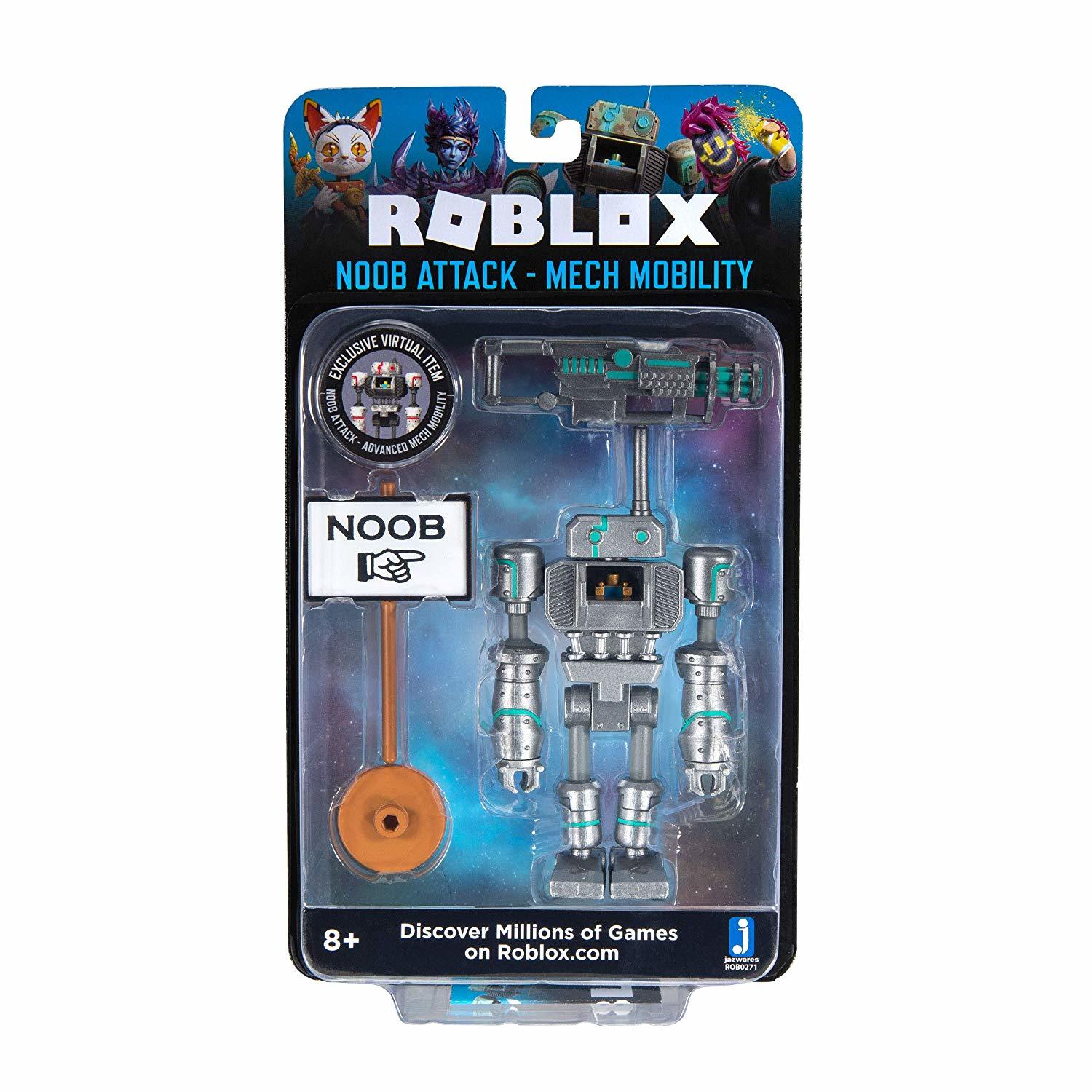 Qoo10 Roblox Imagination Figure Pack Noob Attack Mech Mobility Toys - pee pee poo poo roblox id