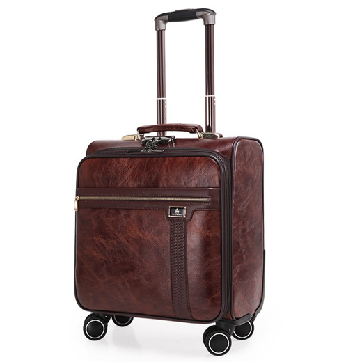 leather trolley bag