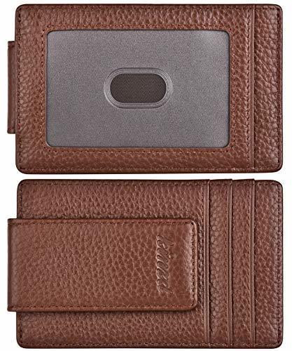 Suavell Slim Wallets for Men. RFID Money Clip Wallet, Slim Wallet, Thin Front Pocket Credit Card Wallet, Minimalist Bifold