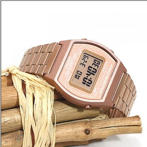 Qoo10 - New Casio Vintage Rose Gold Digital Stainless Steel Watch B640Wc-5A  B6... : Watches
