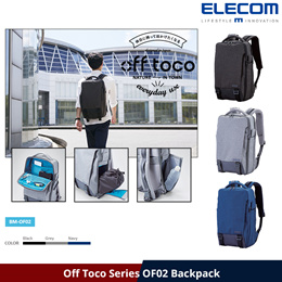 ★ELECOM Japan★ | OFF TOCO BP OF02 | PC Bag / Casual Bag / Travel / School Bag / Fit up to 15.6in