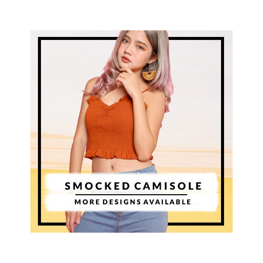 smocked camisole