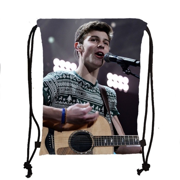 shawn mendes drawstring bag