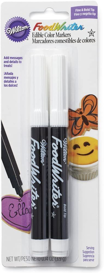 Wilton FoodWriter Fine Tip Edible Color Markers, 5-Pack