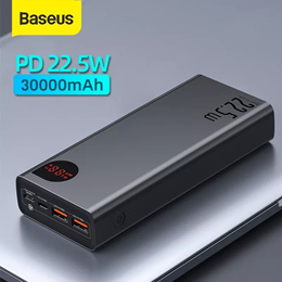 倍思移动电源 20000mAh PD 快速充电/外置电池充电器适用于 iPhone小米华为