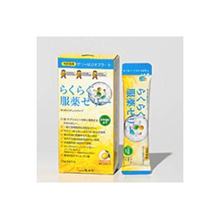 ★Direct delivery from Japan Rakuraku服薬ゼリー Ryukakusan Convenient Medication Jelly Stick Type Lemon Flavor (25g×6ea) 3 Box Set