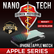 Nanotech iPhone 13 Pro/Mini/SE/12/11 Pro Max/Xs/XR/Apple Watch Screen Protector Tempered Glass