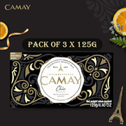 Camay Chic International Beauty Bath Bar Pack of 3 | Beauty Bathing Soap | French Fragrance | For Al