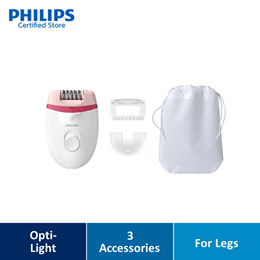 PHILIPS Satinelle Essential Corded Compact Epilator w/ Opti-Light