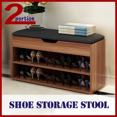 Qoo10 Stool Shoe Storage Rack Avail In 2 Sizes 2 Colours