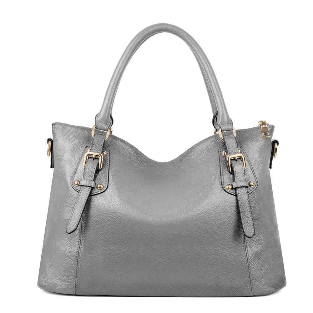 kattee women's vintage genuine leather tote shoulder bag