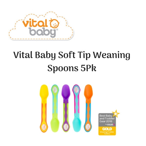 Vital Baby Weaning Spoons 5pk