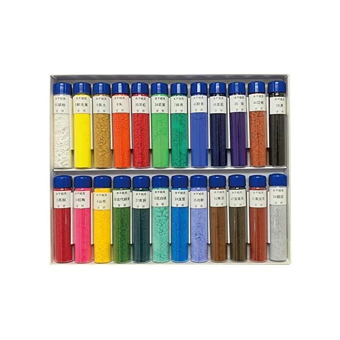 Qoo10 - Kichijo Japanese painting paints, paint bottles, 24-color set ...