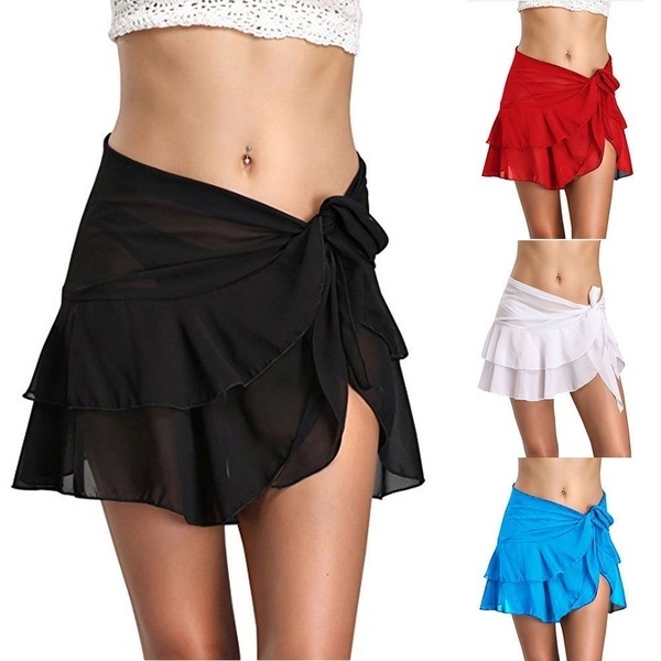 swimwear wrap skirt