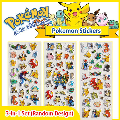 Qoo10 - pokemon sticker : Stationery & Supplies