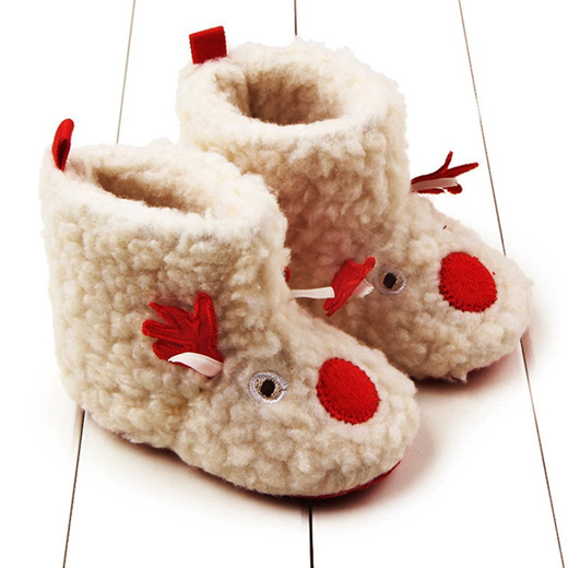 infant christmas slippers