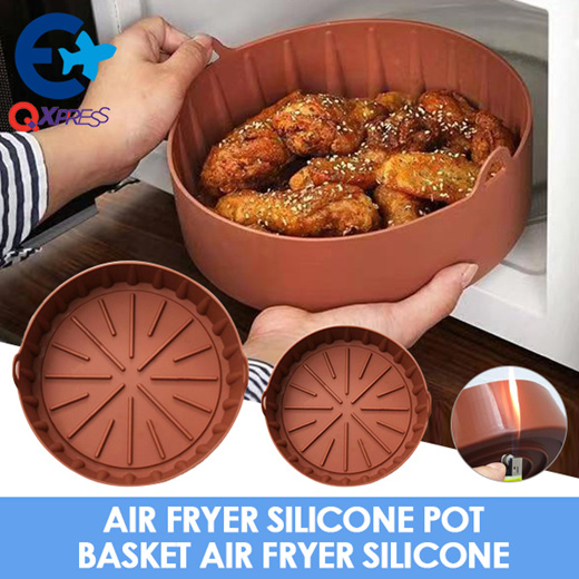 Qoo10 - Air Fryer Silicone Pot Basket Air Fryer Silicone Pot-Reusable ...