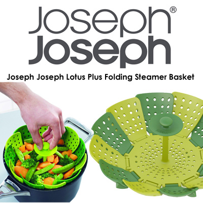 Green Joseph Joseph Lotus Steamer Plus