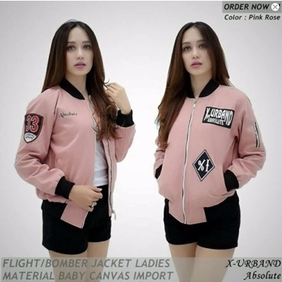 Erds Jaket Parka Wanita Baby Canvas Premium 5903 Dark 