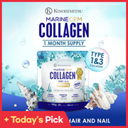 Marine Collagen Powder 180g [1 MTH SUPPLY] Strengthen Hair Nails and Joints Type 1 n 3 Collagen