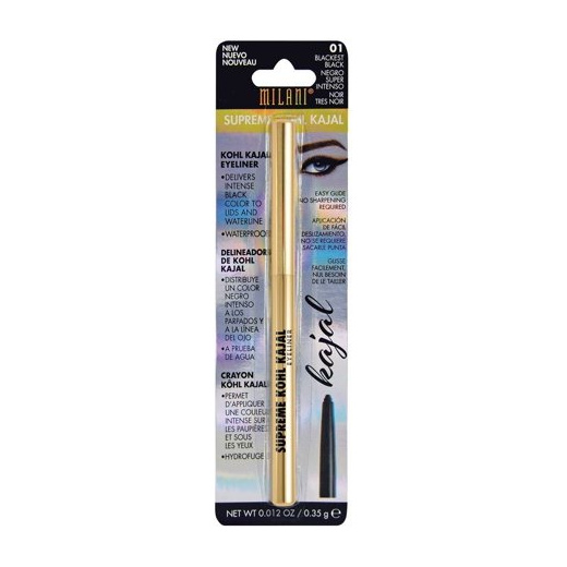 Qoo10 Milani Supreme Kohl Kajal Eyeliner Pencil Blackest Black 01 0 01oz Cosmetics