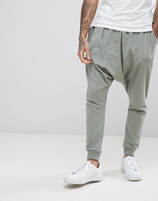 extreme drop crotch joggers