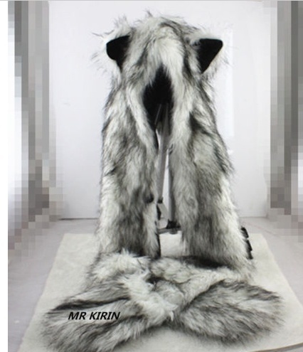 wolf fur hat