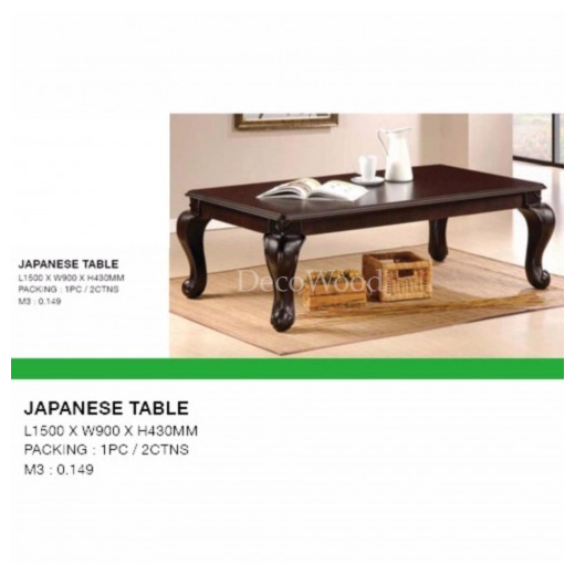 Qoo10 5 Feet Solid Wood Japanese Coffee Table Lounge Table Tv Table Side Tab Furniture Deco