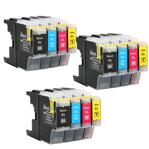 Qoo10 12pcs Lc17 Lc450 Lc77 Ink Cartridges For Brother Mfc J6910cdw Mfc J671 Tv Entertainme