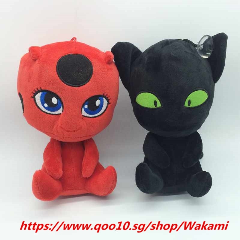 ladybug and cat noir stuffed animals
