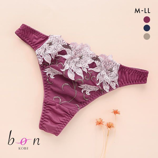 Qoo10 - Bon gorgeous rose lace thong (Sizes M-LL)(35204T120) : Underwear /Socks