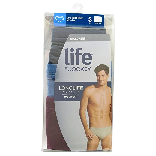 jockey life microfiber low rise briefs