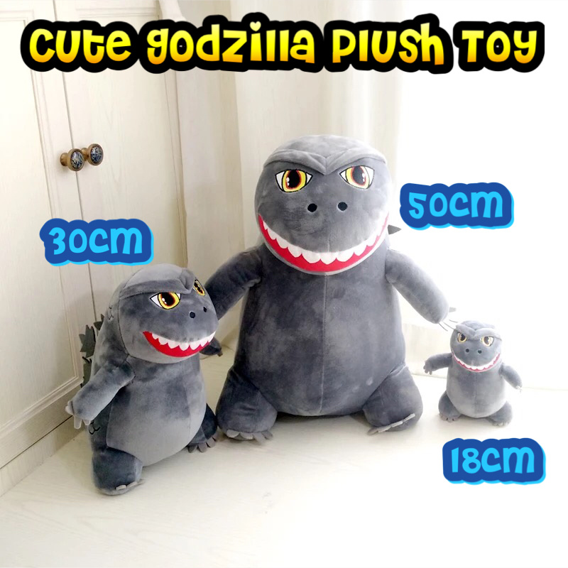 big godzilla plush