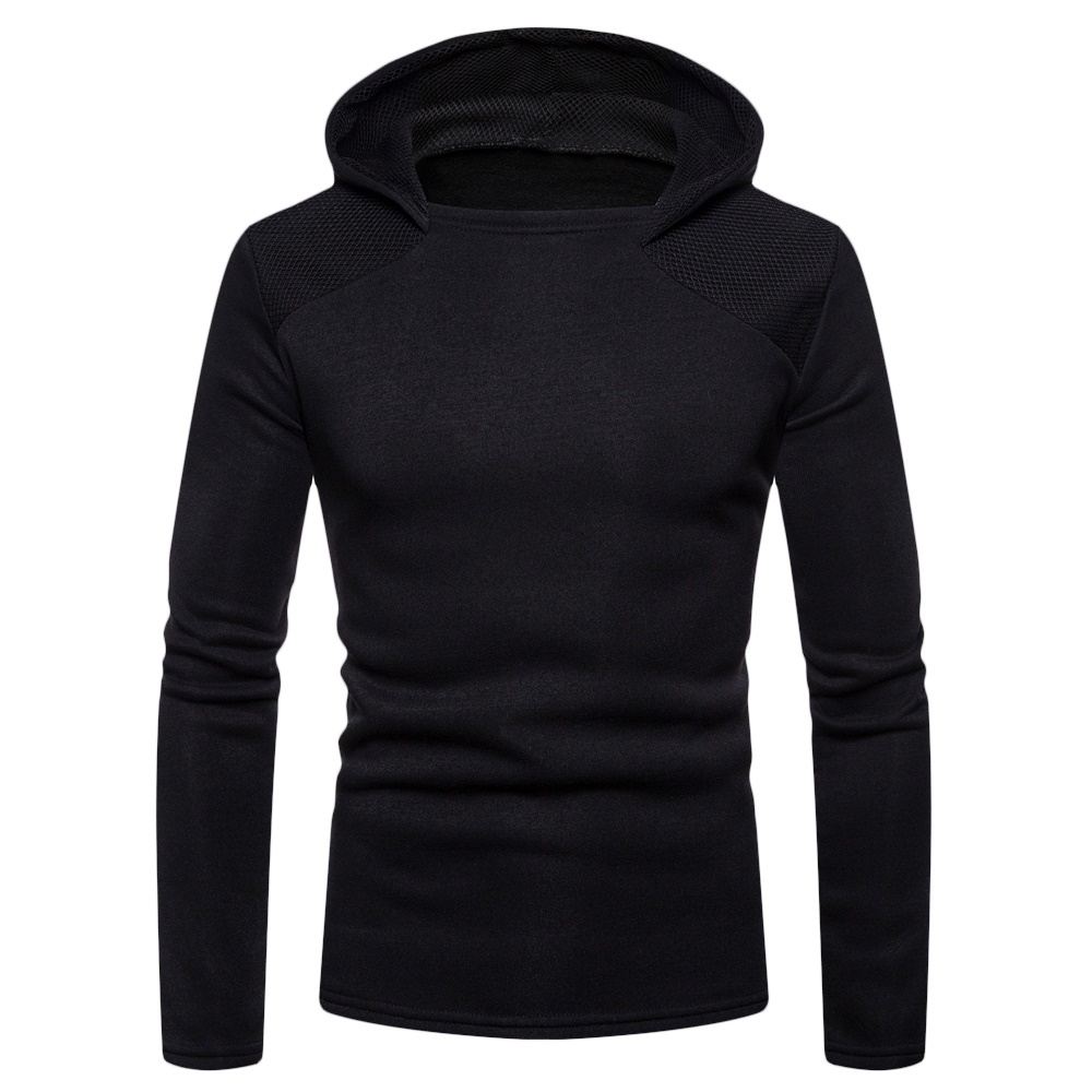 collar hoodie mens