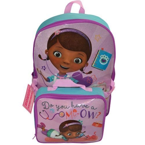 doc mcstuffins backpack set