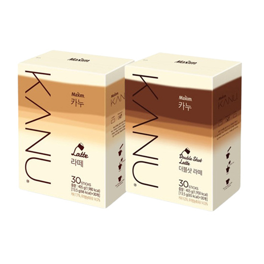 Kanu Instant Latte Collection (30 Sticks)/2 Options: Regular or Double Shot