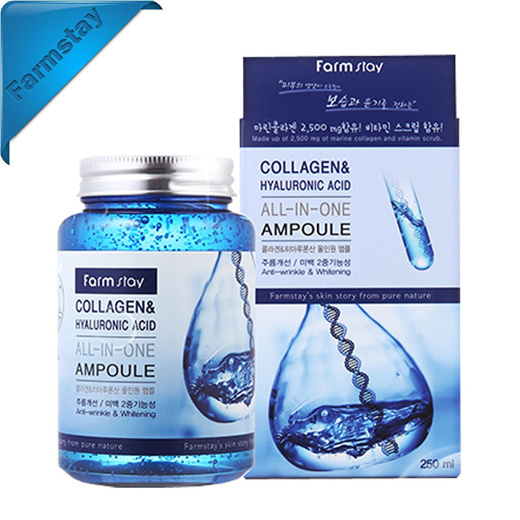 Qoo10 Farm Stay Farm Stay Collagen Hyaluronic Acid All In One Ampoule 250ml Skin Care