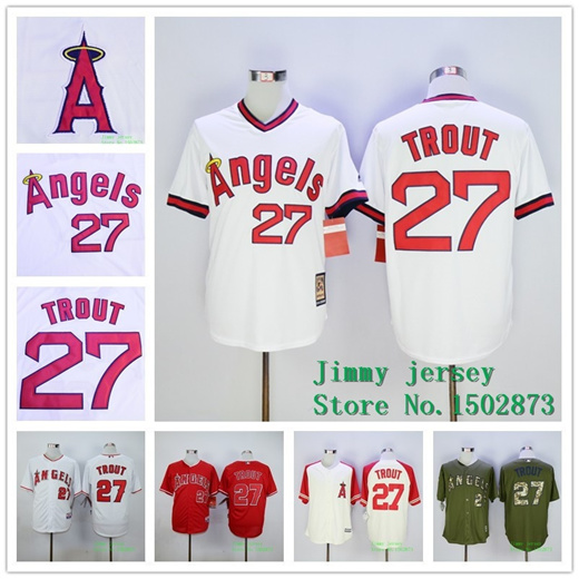 mike trout throwback jersey