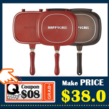 ★CNY $8 Coupon★[Happy call]★Housewives favorite items★ Duplex pan series(8-type) / oven effect / Fr