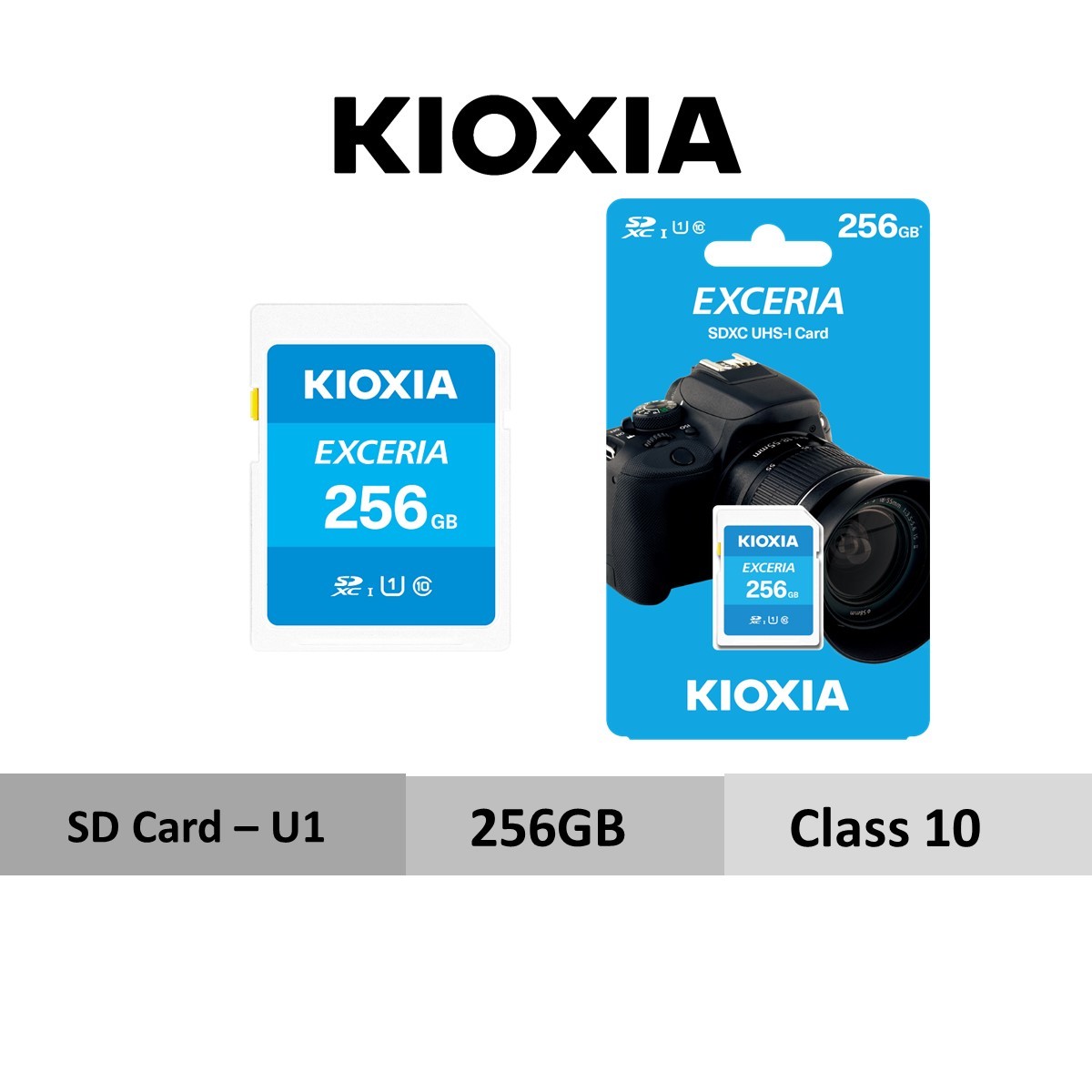 Qoo10 - Exceria SD Memory Card 128GB | 256GB | C10 U1 Class R100 | 5 ...