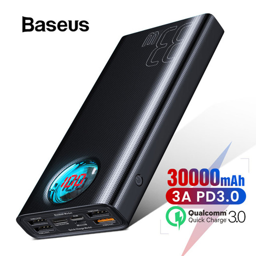 Qoo10 Baseus mah Power Bank With Quick Charge 3 0 Pd3 0 Fast Phone Char Mobile Accessori