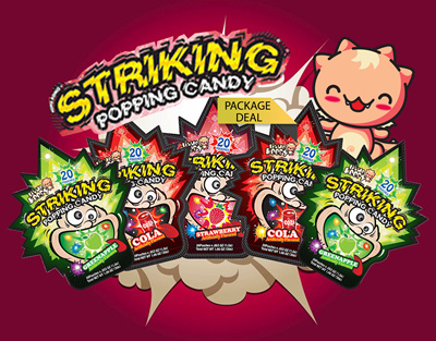 Qoo10 Little Keefy Striking Popping Candy Pack Of 24 Drinks