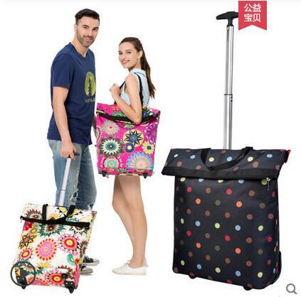 shopping luggage trolley