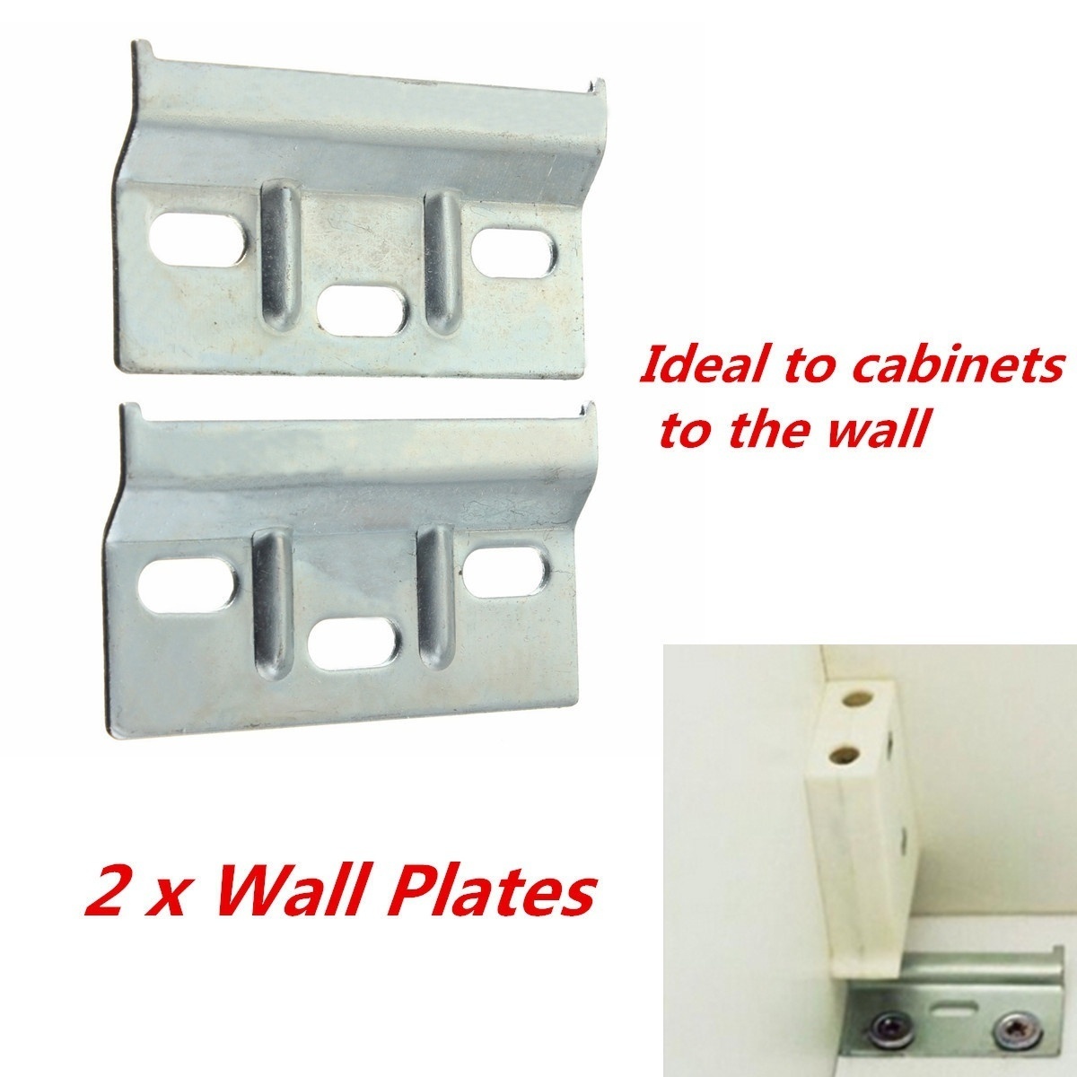 Qoo10 2pcs Kitchen Cabinet Hanging Brackets For Wall Mounting Cupboards Hang Small Appliances