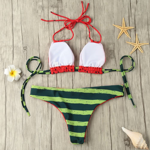 watermelon bathing suit womens