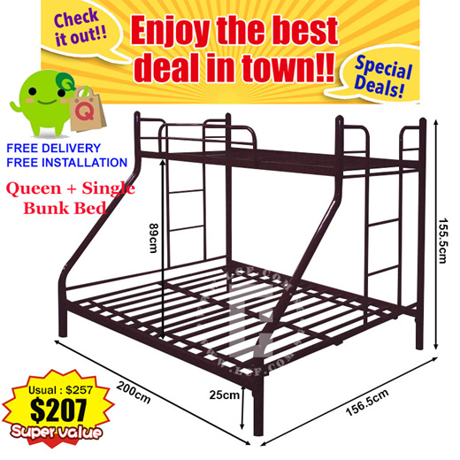 triple metal bunk beds for sale