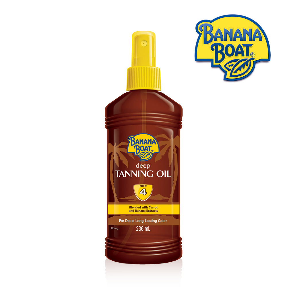 Qoo10 [Banana Boat] Deep Tanning Oil 236ml Bath & Body