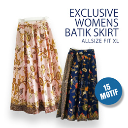 Exclusive Batik Skirt_Womens Skirt High Quality_Allsize Fit XL