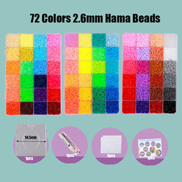 2.6mm Mini Beads Box Set H-series 24 Colors high Quality/perler Beads/hama  Beads/fuse Beads 