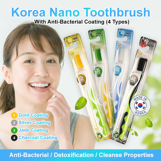 Korea Nano Anti-Bacteria Coating Toothbrush